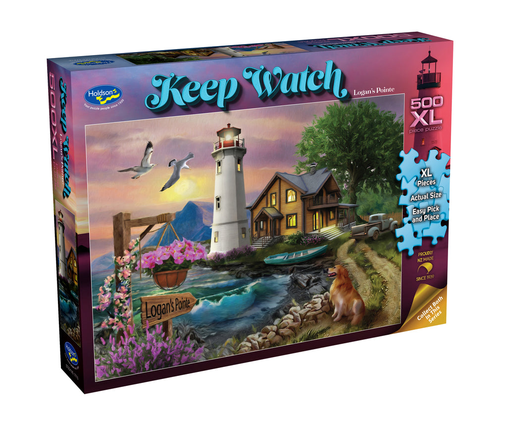 Holdson: Logans Pointe - Keep Watch XL Piece Puzzle (500pc Jigsaw) Board Game