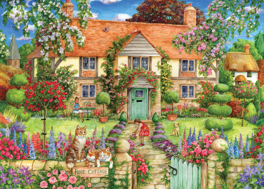 Holdson: Rose Cottage - Cottage Cuties Puzzle (500pc Jigsaw) Board Game