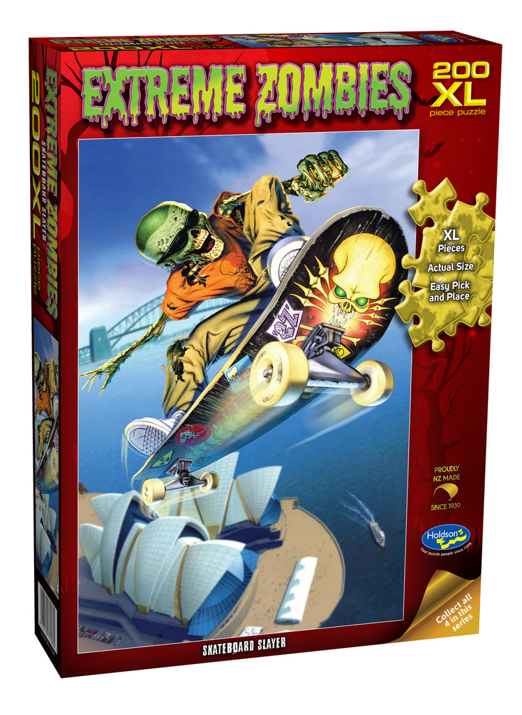 Holdson: Skateboard Slayer - Extreme Zombie XL Piece Puzzle (200pc Jigsaw)