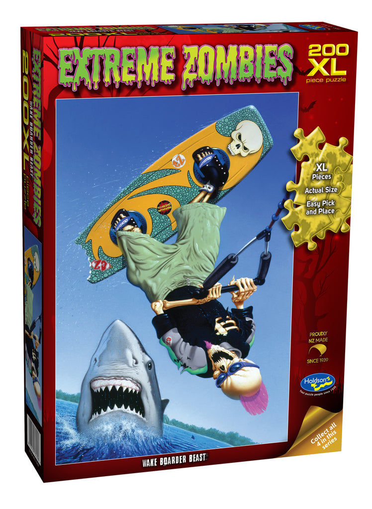 Holdson: Wake Boarder Beast - Extreme Zombie XL Piece Puzzle (200pc Jigsaw)