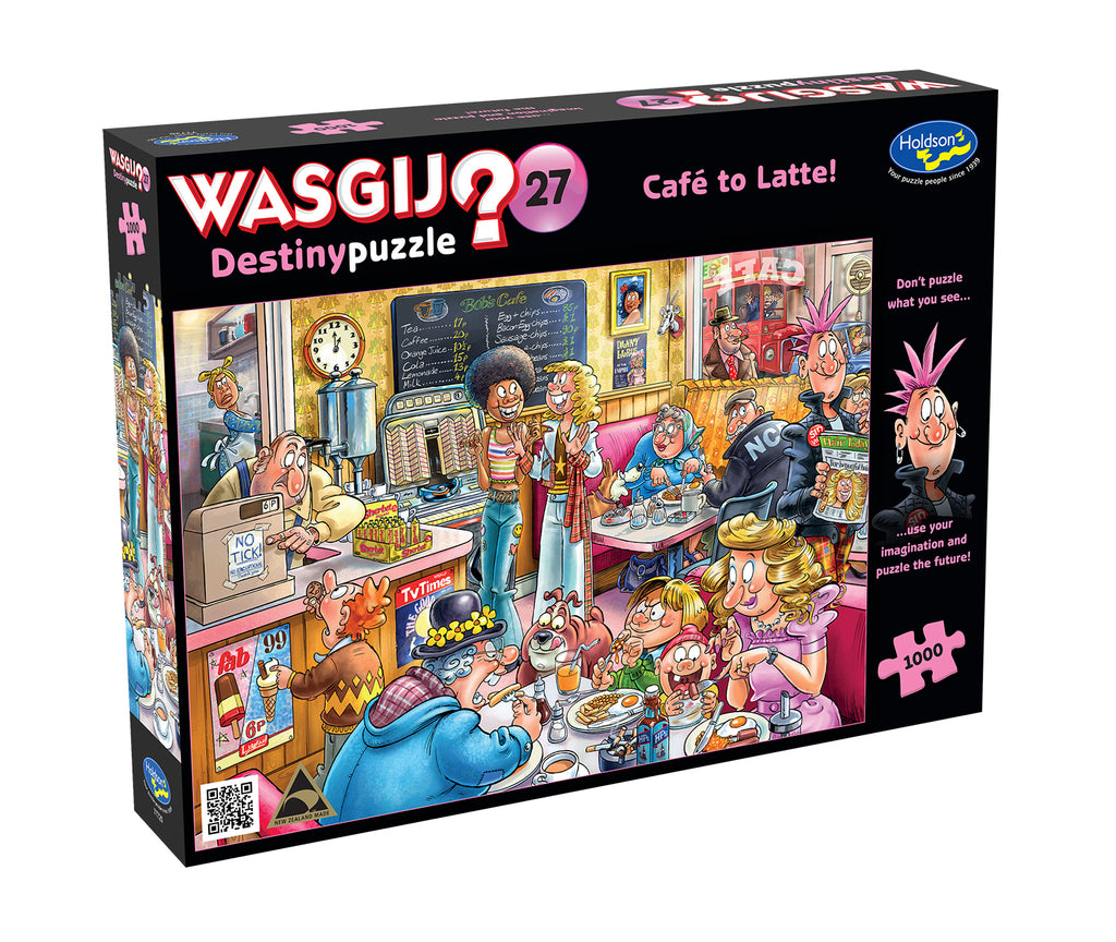 Wasgij Destiny #27: Café to Latte Puzzle (1000pc Jigsaw) Board Game