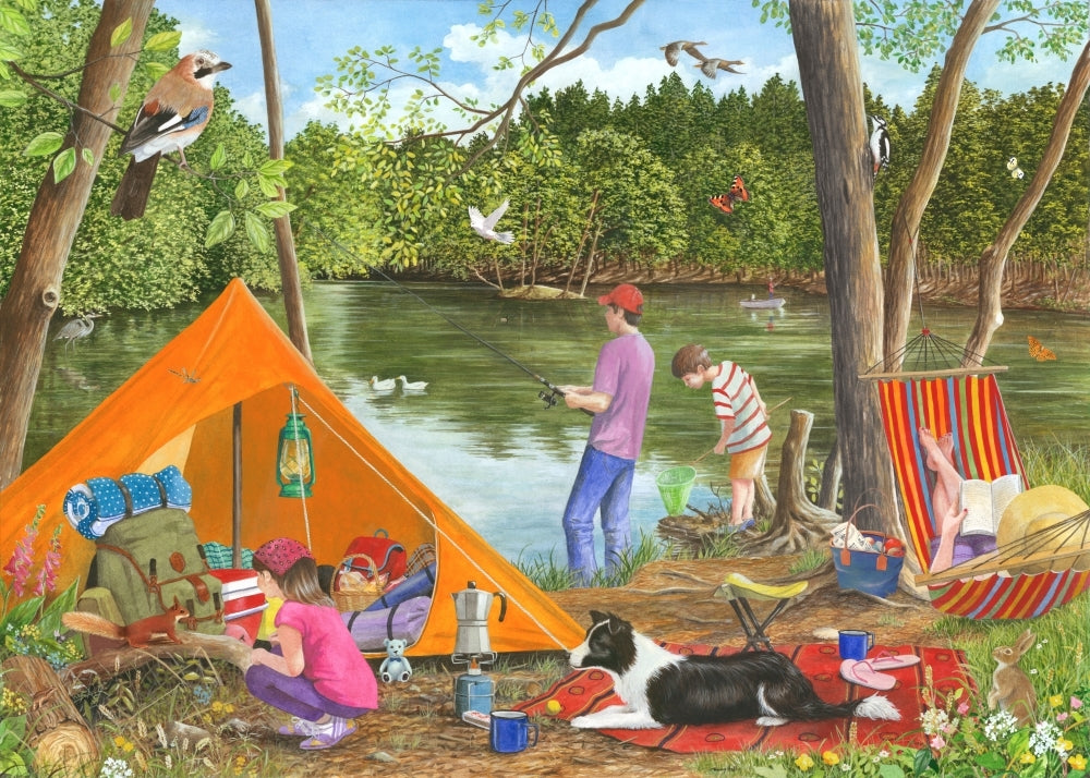 Holdson: Lakeside Camping - Weekend Away Puzzle (1000pc Jigsaw) Board Game