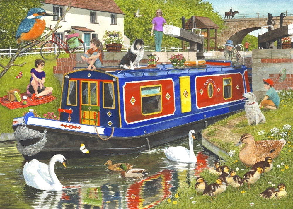 Holdson: Narrowboat Adventures - Weekend Away Puzzle (1000pc Jigsaw) Board Game