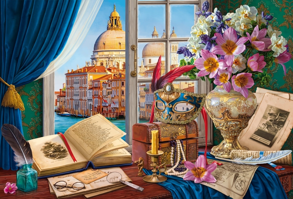 Holdson: Venice Masquerade - Window Wonderland Puzzle (1000pc Jigsaw) Board Game