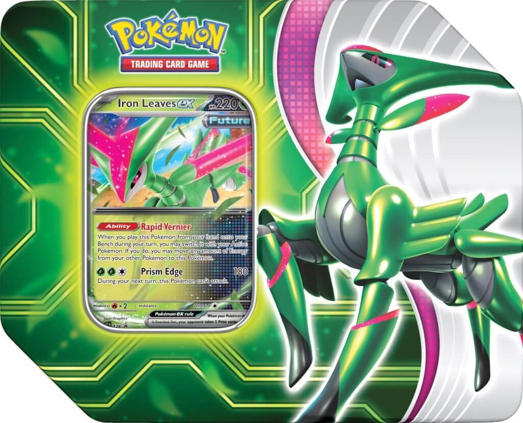 Pokemon TCG: Paradox Clash Tin - Iron Leaves