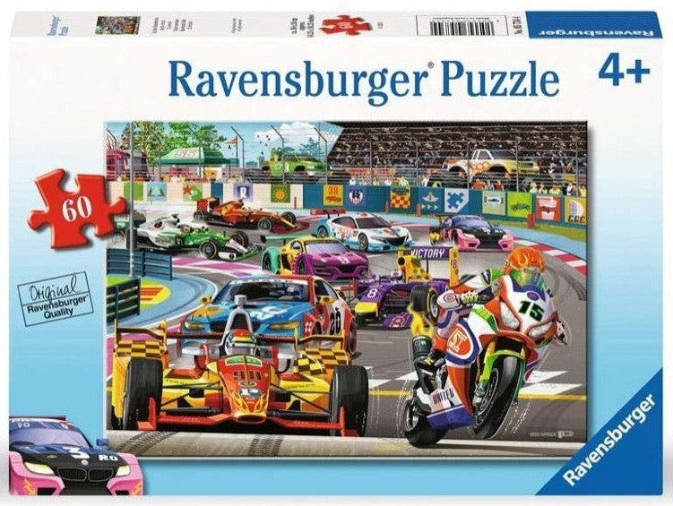 Ravensburger: Racetrack Rally Puzzle (60pc Jigsaw) Board Game