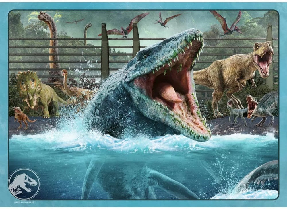 Ravensburger: Jurassic World - Bumper Pack Puzzles (4x100pc Jigsaws) Board Game