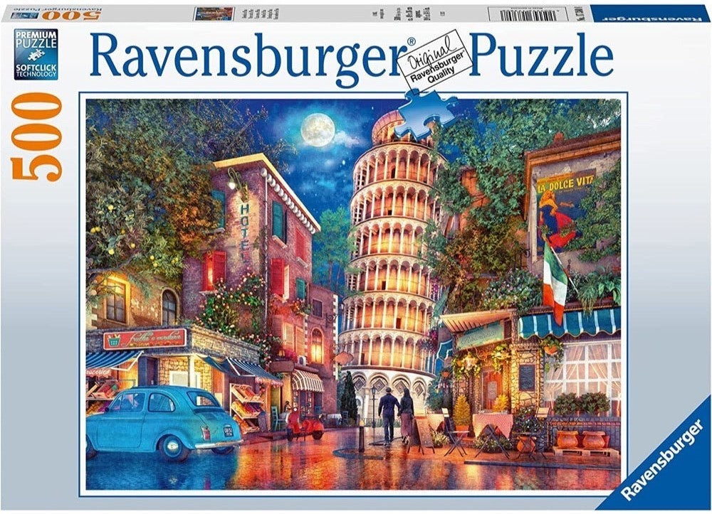 Ravensburger: Streets of Pisa Puzzle (500pc Jigsaw) Board Game