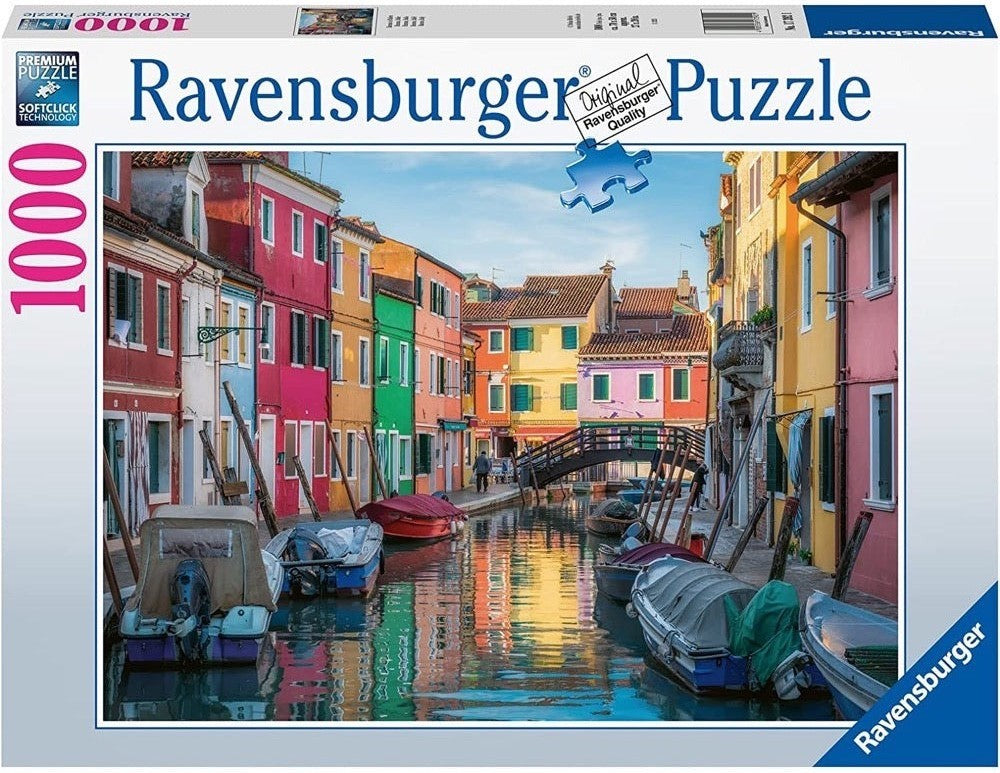 Ravensburger: Burano in Italy Puzzle (1000pc Jigsaw) Board Game