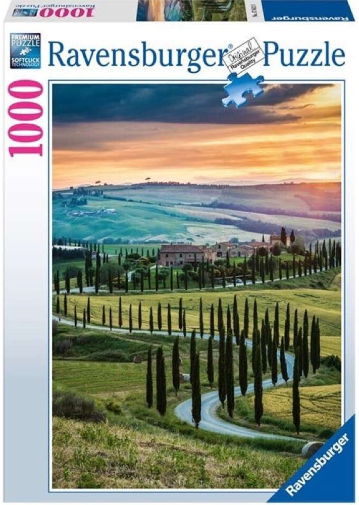 Ravensburger: Val d'Orcia Tuscany Puzzle (1000pc Jigsaw) Board Game