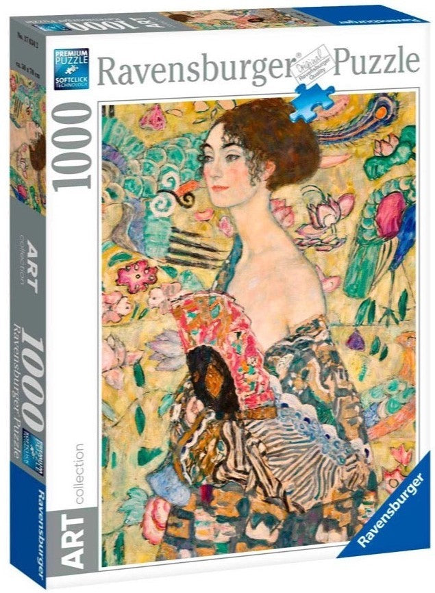 Ravensburger: Klimt: Lady with a Fan Puzzle (1000pc Jigsaw) Board Game