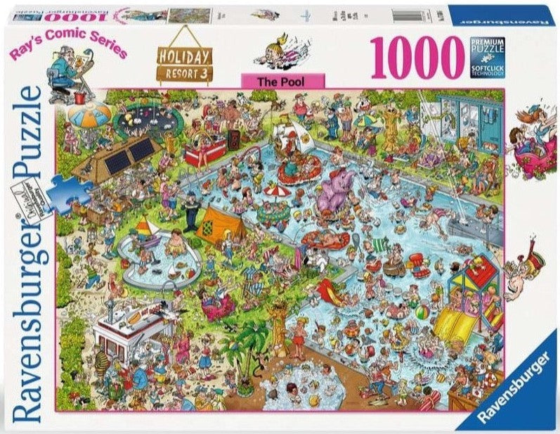 Ravensburger: Holiday Resort - The Pool Puzzle (1000pc Jigsaw) Board Game