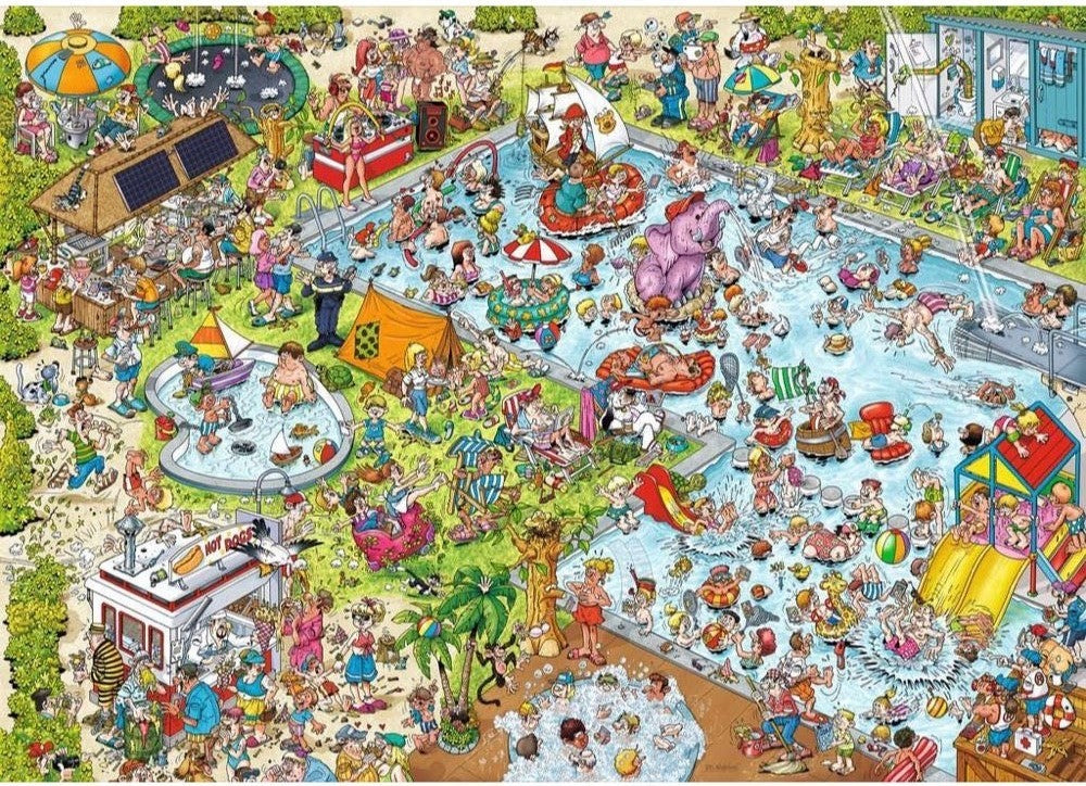 Ravensburger: Holiday Resort - The Pool Puzzle (1000pc Jigsaw) Board Game