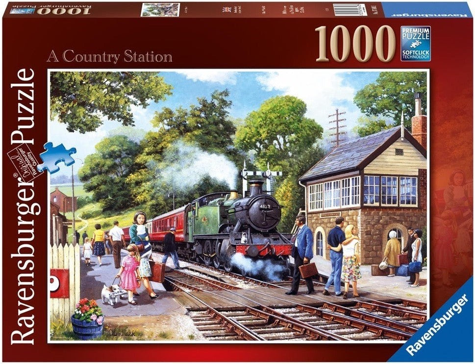 Ravensburger: A Country Station Puzzle (1000pc Jigsaw) Board Game