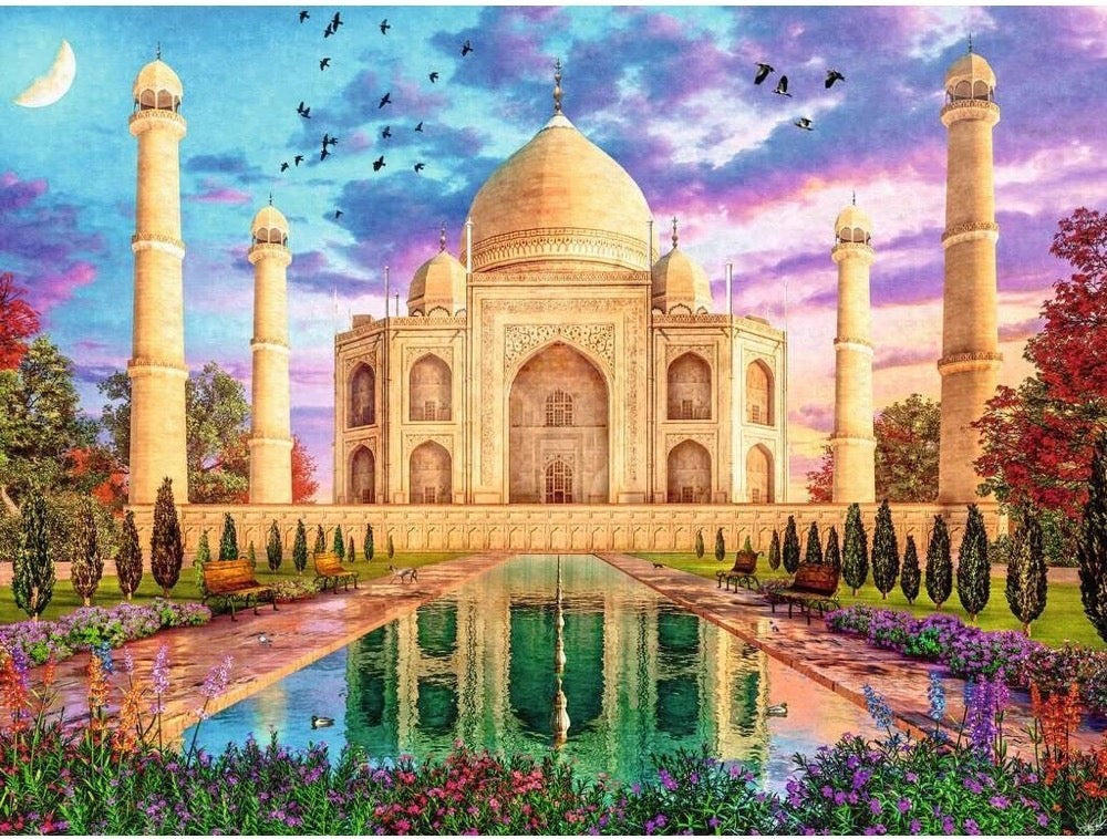 Ravensburger: Enchanting Taj Mahal Puzzle (1500pc Jigsaw) Board Game