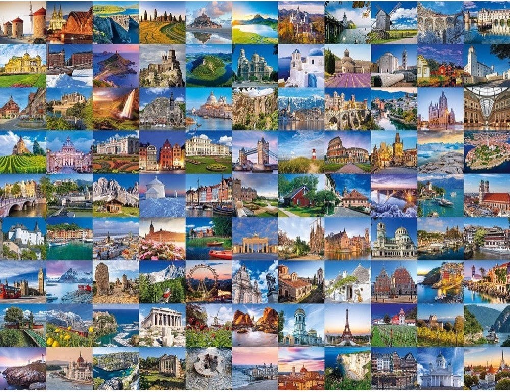 Ravensburger: 99 Places in Europe Puzzle (2000pc Jigsaw) Board Game