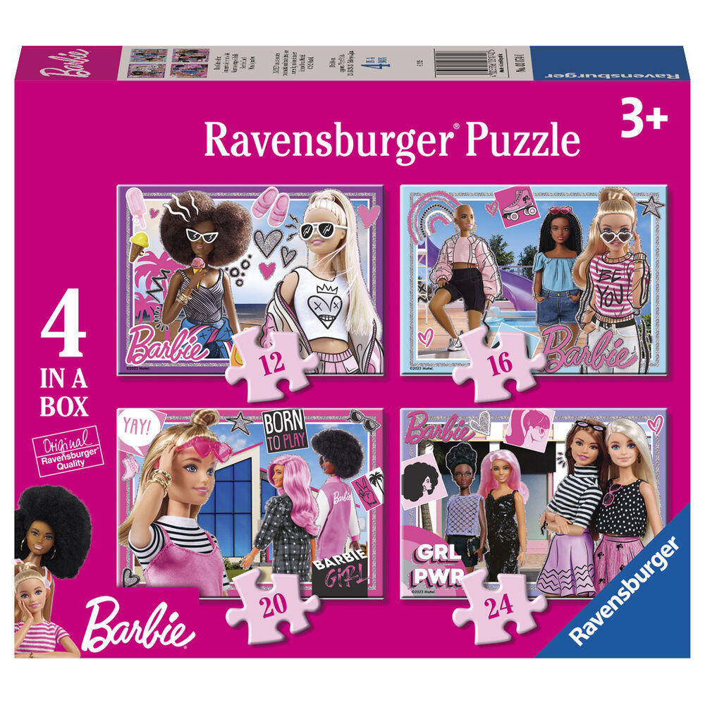 Ravensburger: Barbie Puzzle Collection (12,16,20,24pc Jigsaws) Board Game