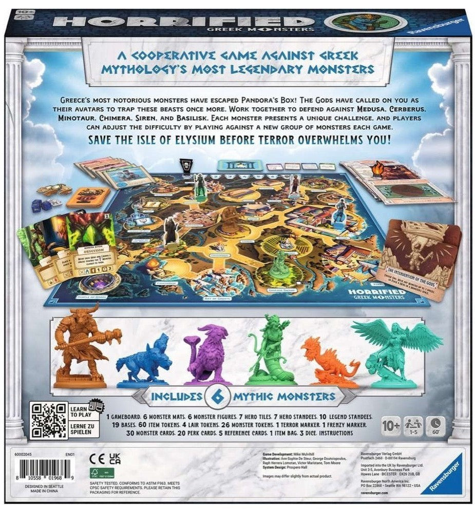 Horrified - Greek Monsters Board Game