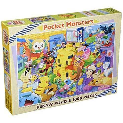 Ensky Puzzle: Pokemon Let's Make It Together Pikachu Blocks Puzzle (1000pc Jigsaw) Board Game