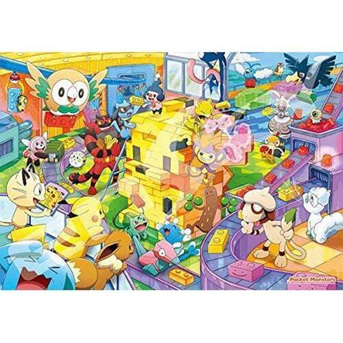 Ensky Puzzle: Pokemon Let's Make It Together Pikachu Blocks Puzzle (1000pc Jigsaw) Board Game