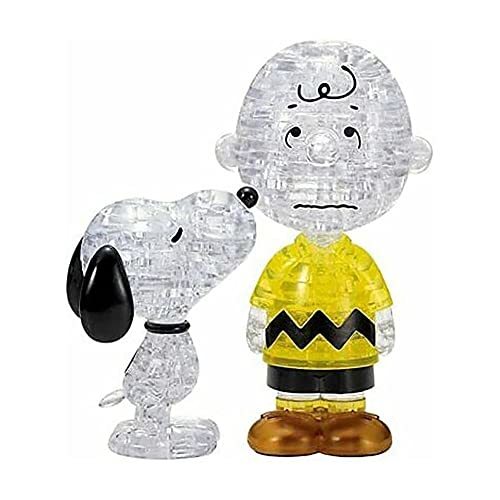 Crystal Puzzle: Snoopy & Charlie Brown (77pcs) Board Game