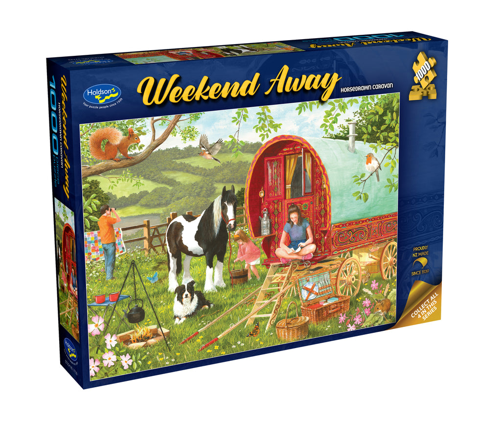 Holdson: Horsedrawn Caravan - Weekend Away Puzzle (1000pc Jigsaw) Board Game