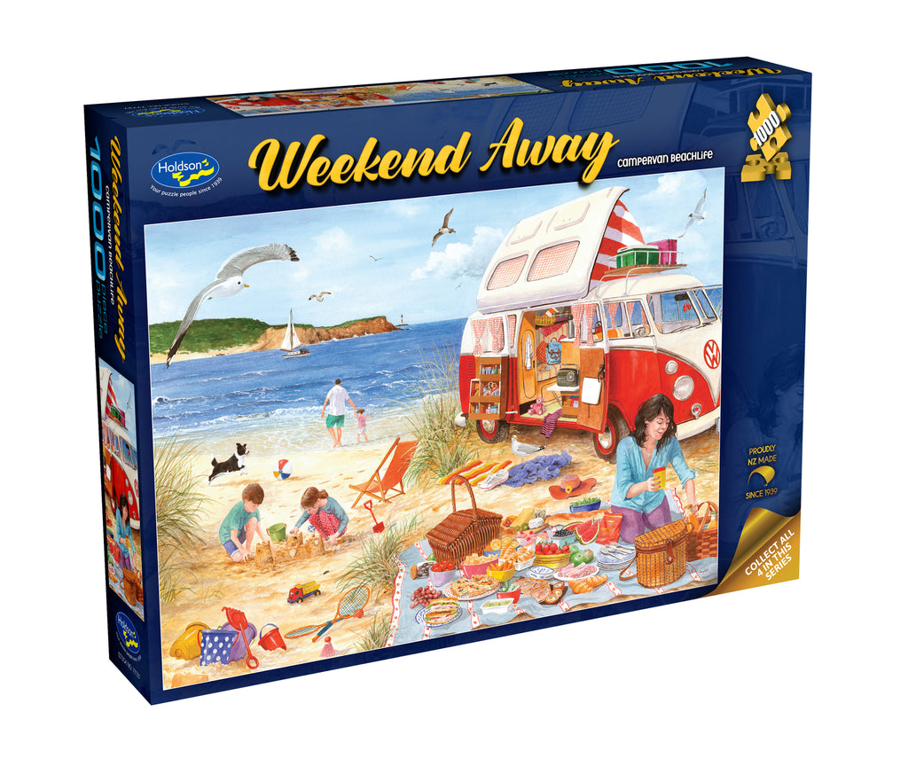 Holdson: Campervan Beachlife - Weekend Away Puzzle (1000pc Jigsaw) Board Game