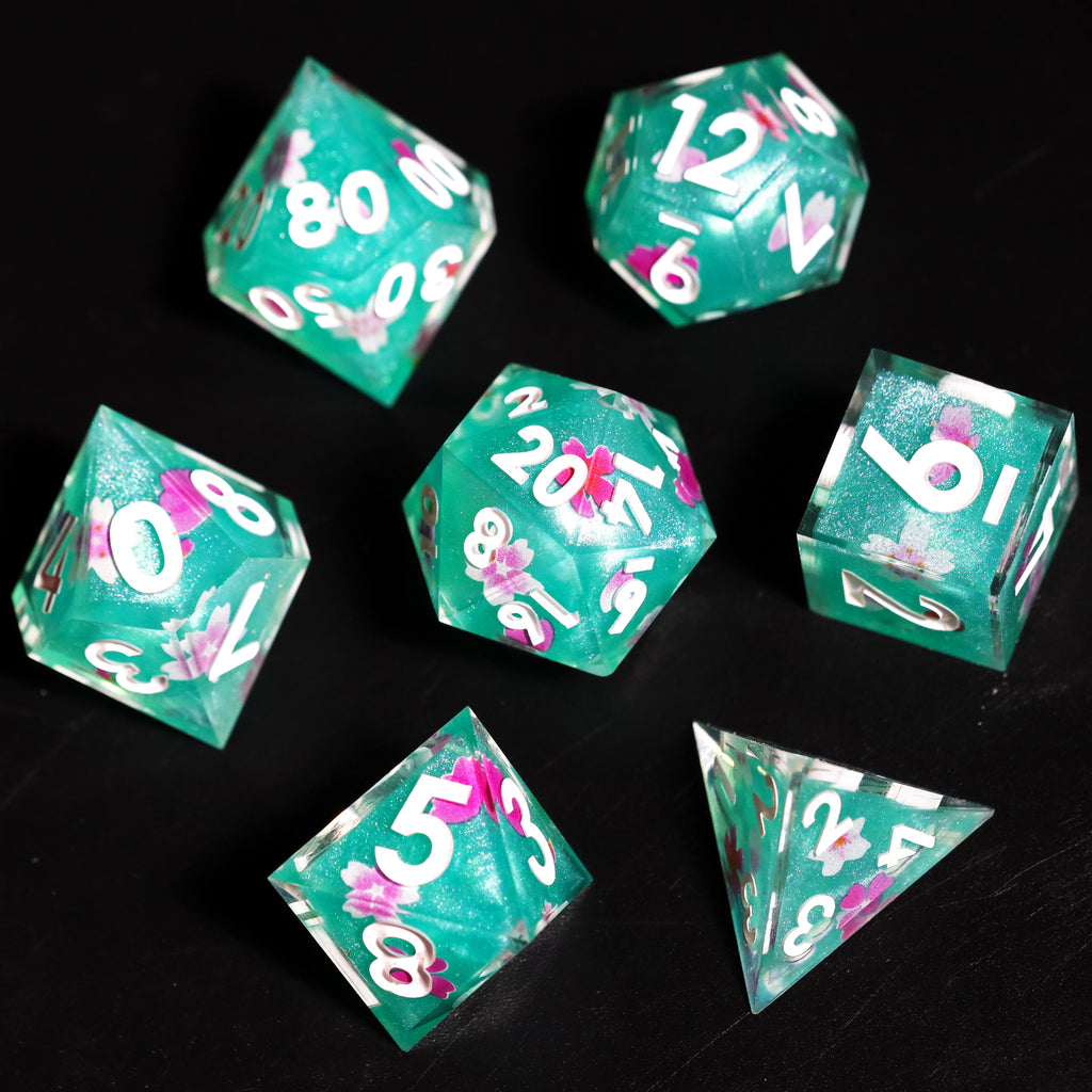 Dudley's Gallery - Arizona Dice Tea Sharp Edge Resin Dice Set