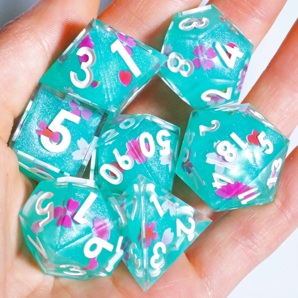 Dudley's Gallery - Arizona Dice Tea Sharp Edge Resin Dice Set