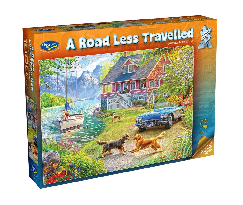 Holdson: Summer Lake House - A Road Less Travelled Puzzle (1000pc Jigsaw) Board Game