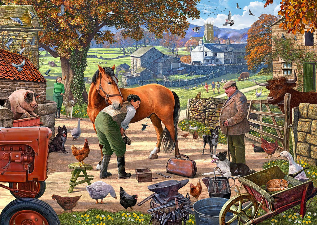 Holdson: Country Vet - Horse & Hound Puzzle (1000pc Jigsaw) Board Game