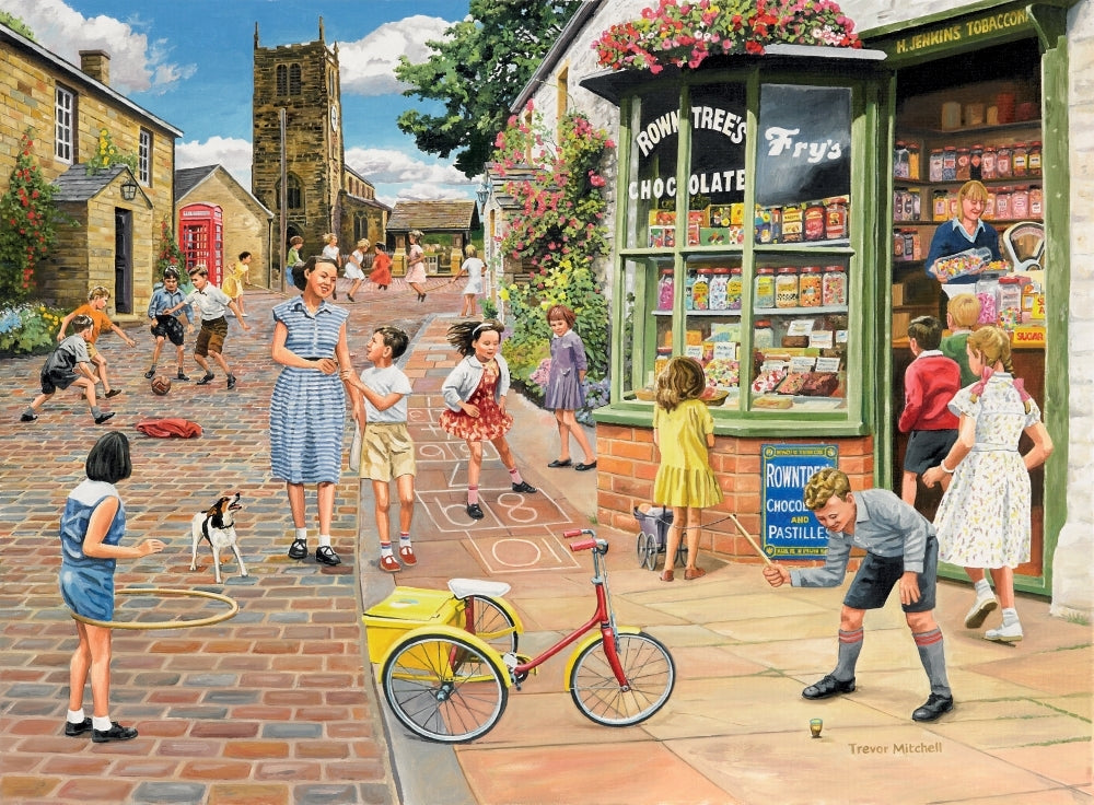 Holdson: Village Sweet Shop - Village Kids Puzzle (1000pc Jigsaw) Board Game