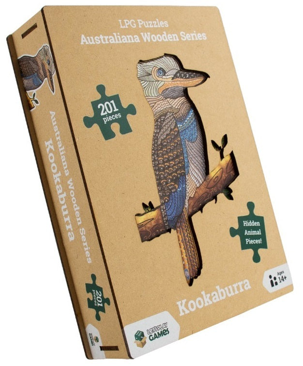 LPG: Kookaburra - Wooden Puzzle (219pc Jigsaw) Board Game