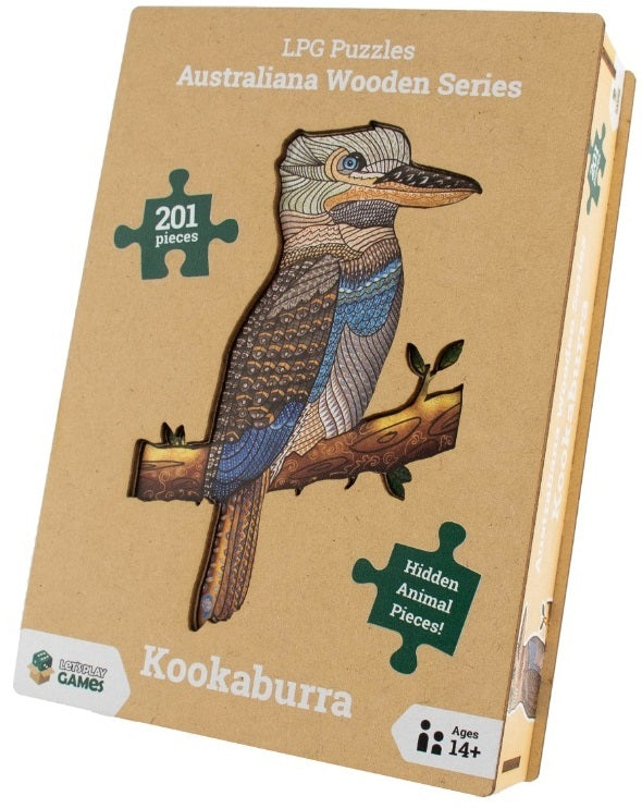 LPG: Kookaburra - Wooden Puzzle (219pc Jigsaw) Board Game