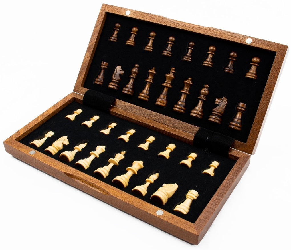 LPG: Wooden Magnetic Chess Set (30cm) Board Game