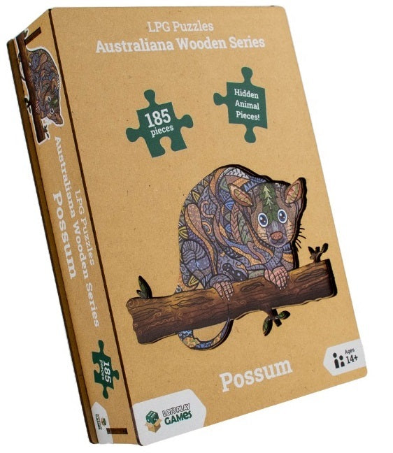 LPG: Possum - Wooden Puzzle (185pc Jigsaw) Board Game