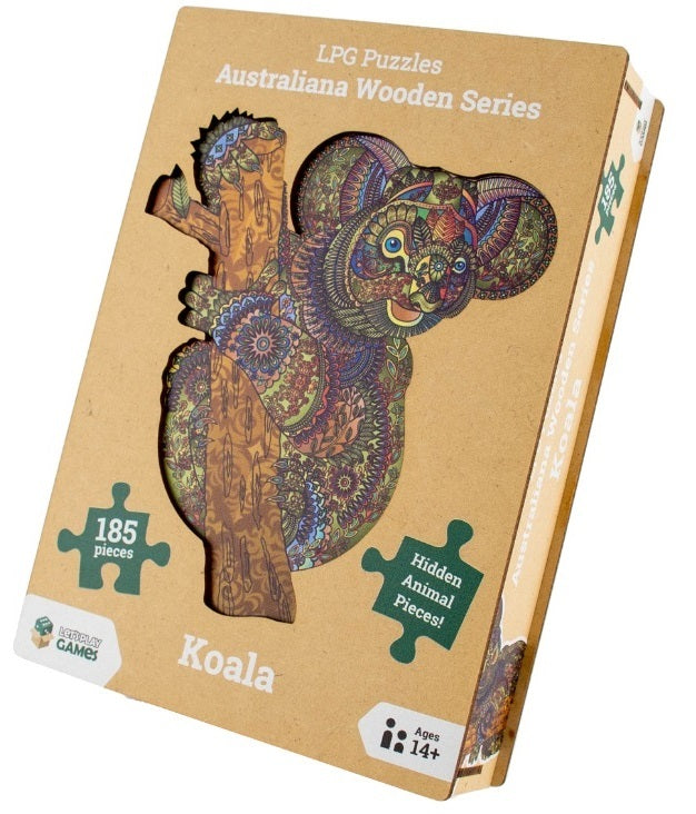 LPG: Koala - Wooden Puzzle (185pc Jigsaw) Board Game