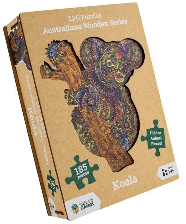 LPG: Koala - Wooden Puzzle (185pc Jigsaw) Board Game