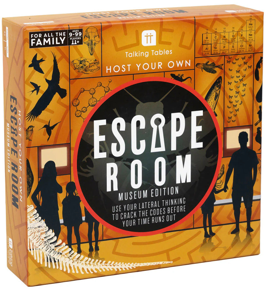 Host Your Own Family Escape Room - Museum Edition Board Game