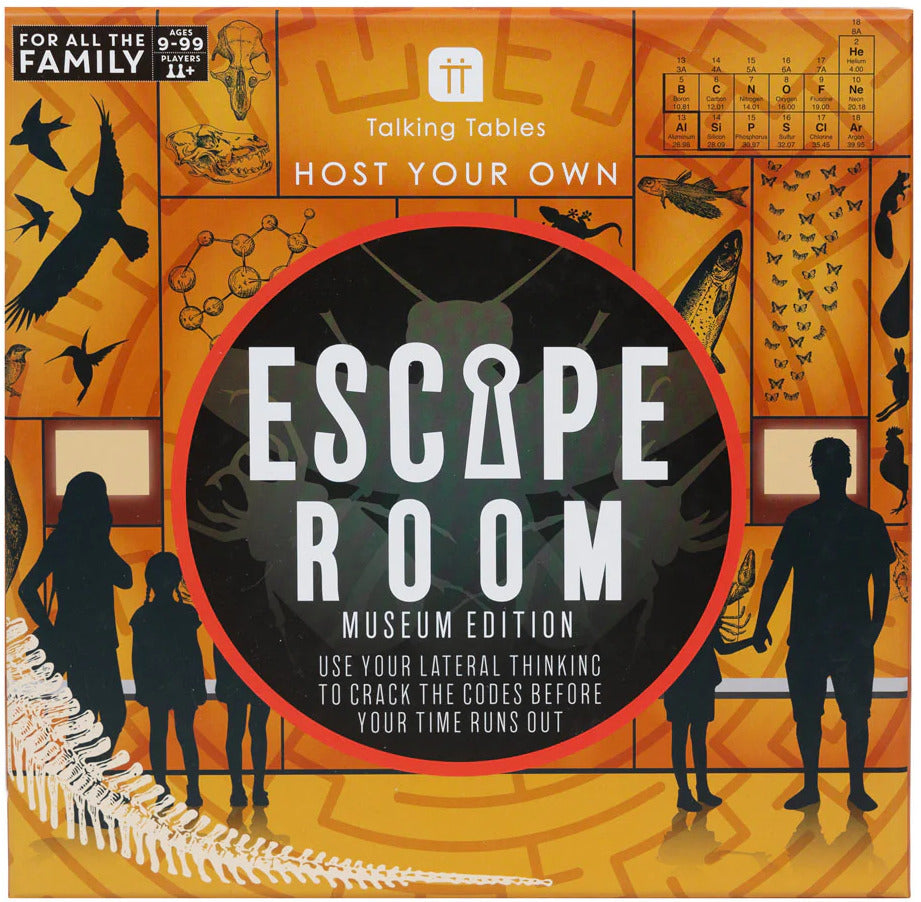 Host Your Own Family Escape Room - Museum Edition Board Game