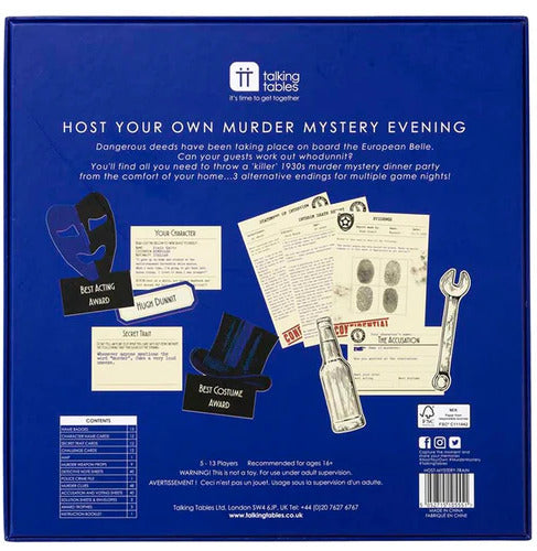 Host Your Own Murder Mystery on the Train Board Game