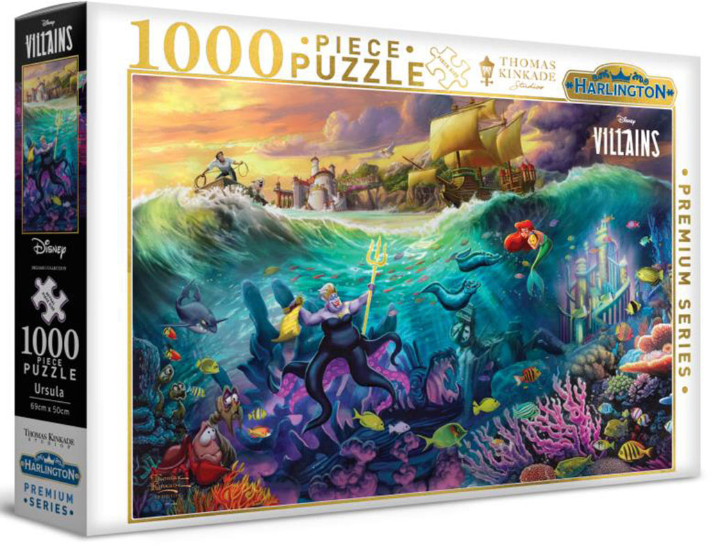 Harlington: Ursula - Disney Puzzle (1000pc Jigsaw) Board Game