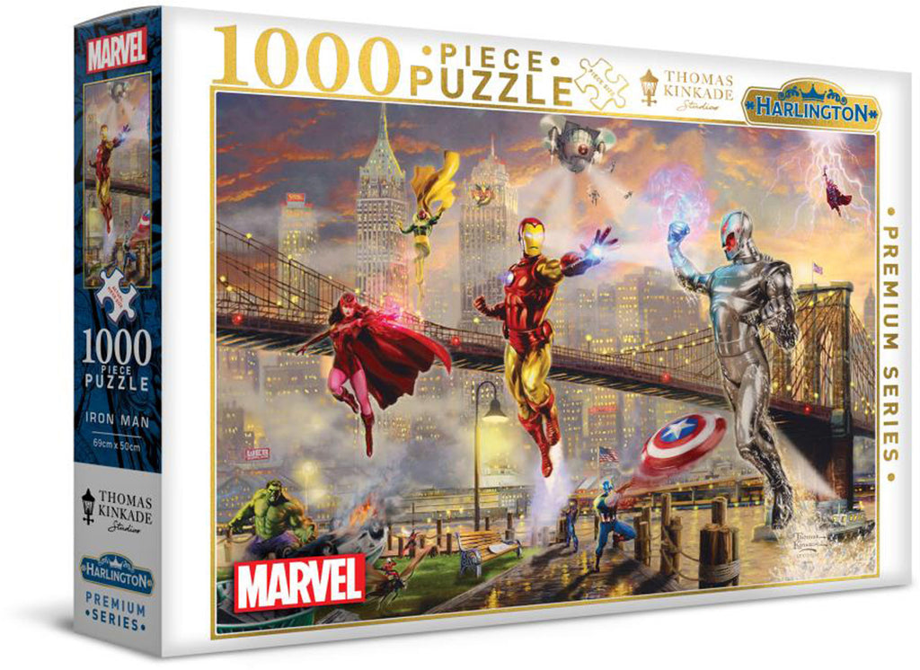 Harlington: Iron Man - Marvel Puzzle (1000pc Jigsaw) Board Game