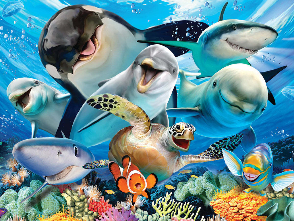 Prime 3D: Underwater Selfie (63pc Jigsaw) Board Game