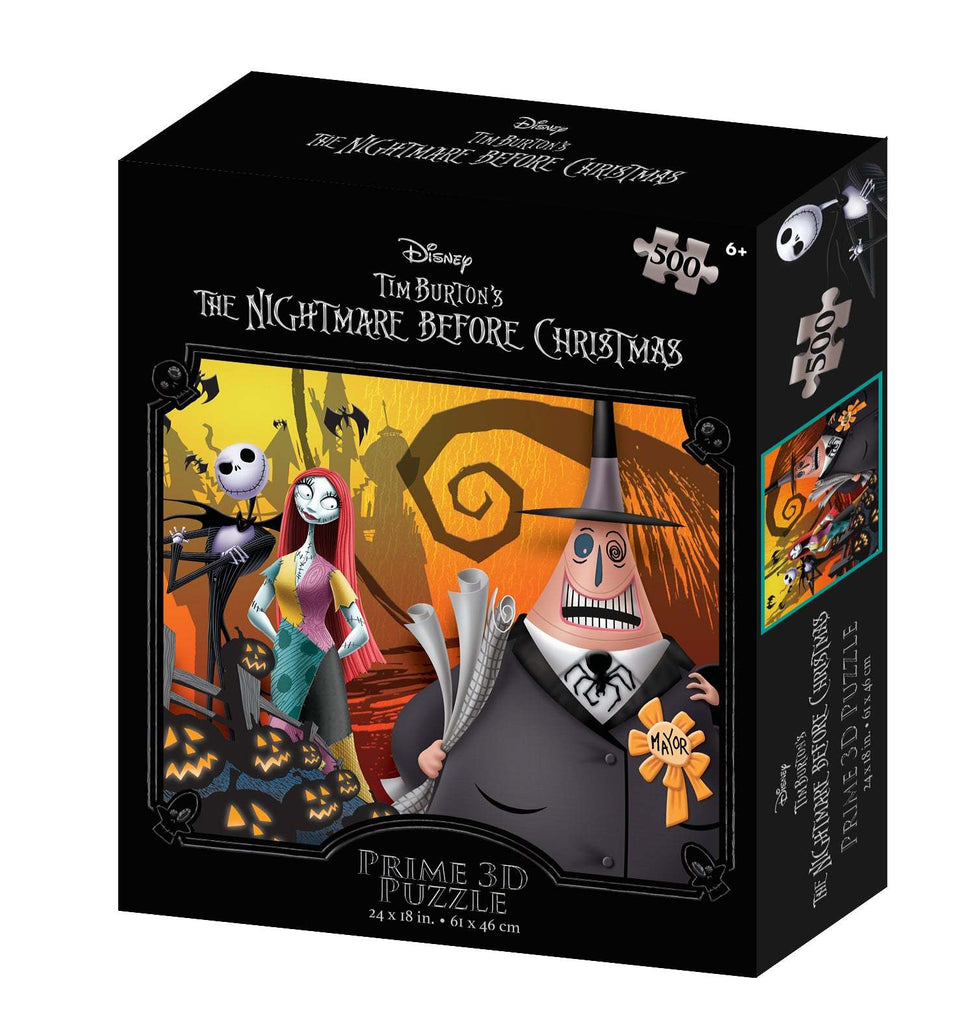 Prime 3D: Nightmare Before Christmas Puzzle (500pc Jigsaw) Board Game