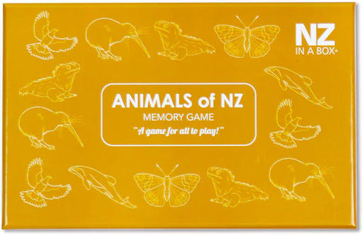 Animals of NZ - Memory Game