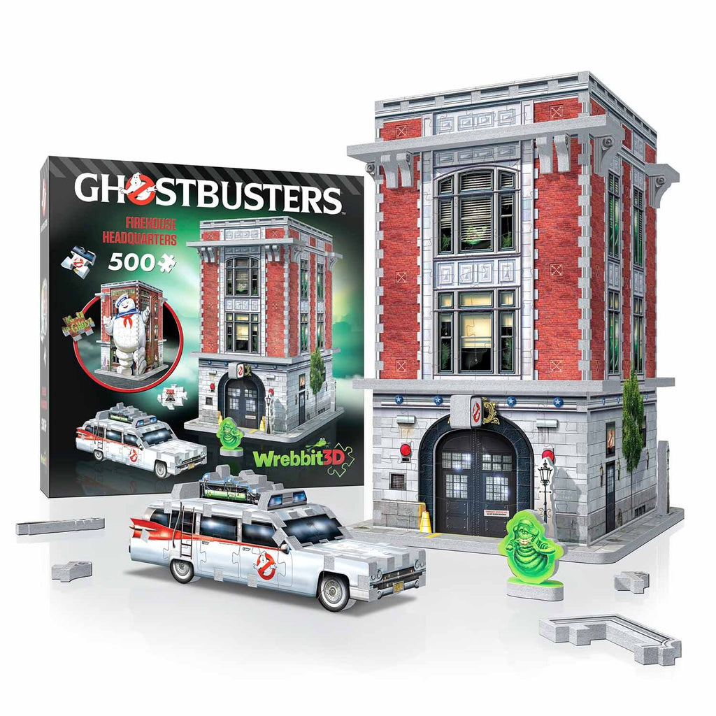 Wrebbit3D: Ghostbusters - Firehouse Headquarters (500pc Jigsaw) Board Game