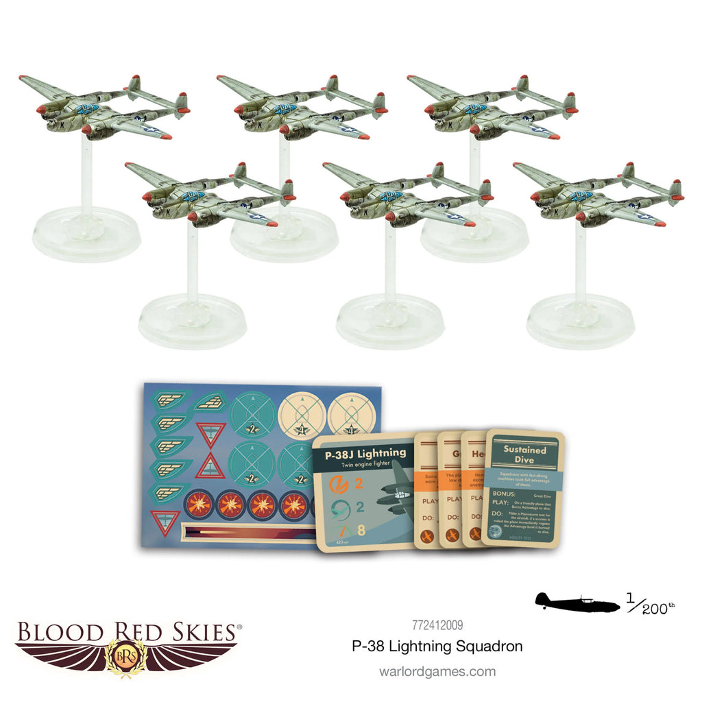 Blood Red Skies: P-38 Lightning squadron