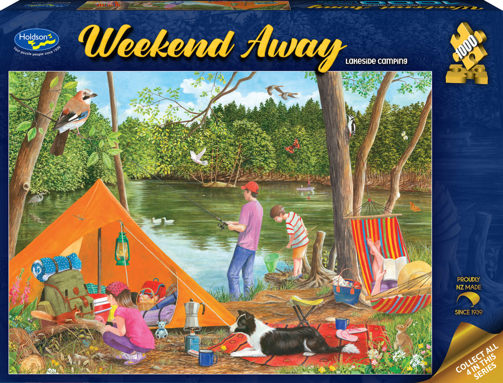 Holdson: Lakeside Camping - Weekend Away Puzzle (1000pc Jigsaw) Board Game