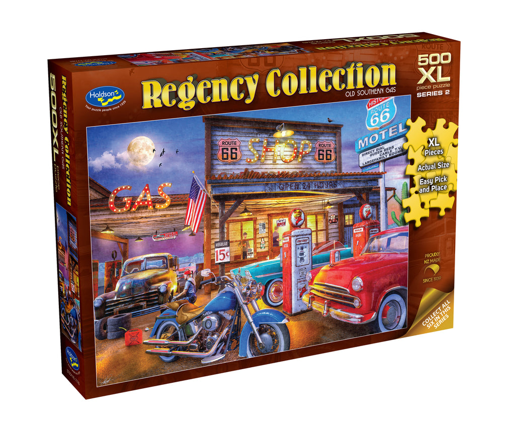 Holdson: Old Southern Gas - Regency Collection XL Piece Puzzle (500pc Jigsaw) Board Game